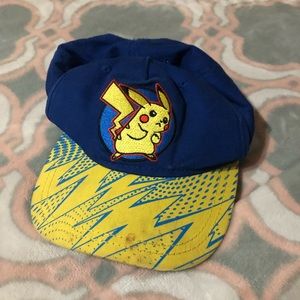 Blue and Yellow Pickachu baseball hat / cap